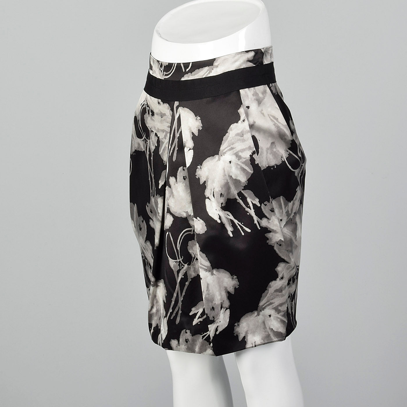 2010s Vivienne Tam Silk Hobble Skirt