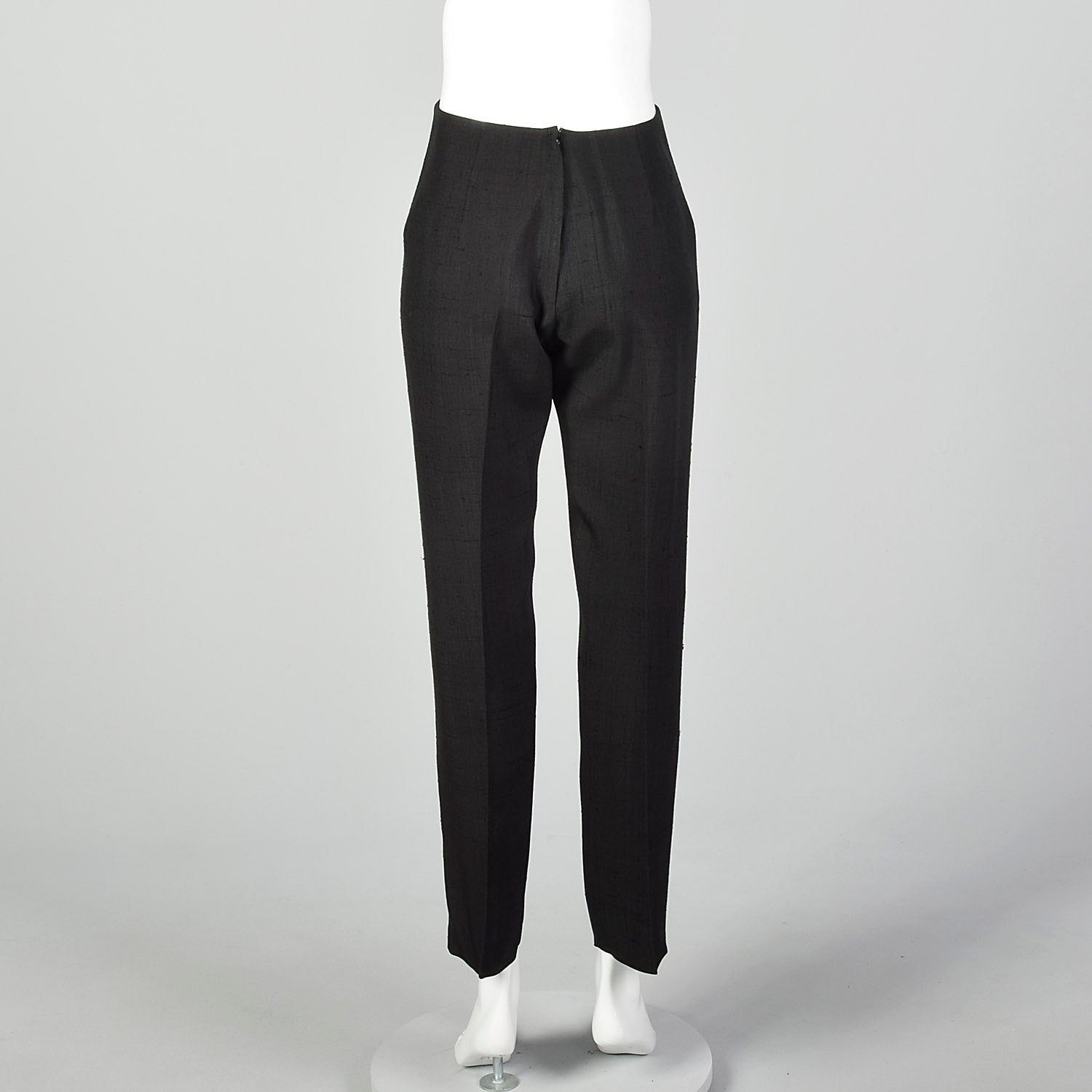 Small 1960s Black Cigarette Pants