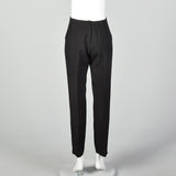 Small 1960s Black Cigarette Pants