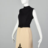 Medium 1970s Knit Dress with Appliqué Details