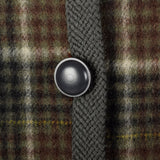1970s Yves Saint Laurent, Rives Gauche Green Wool Plaid Jacket