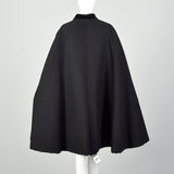 1900s Cape Winter Wool Black Outerwear