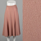 XS 1940s Dust Pink Skirt