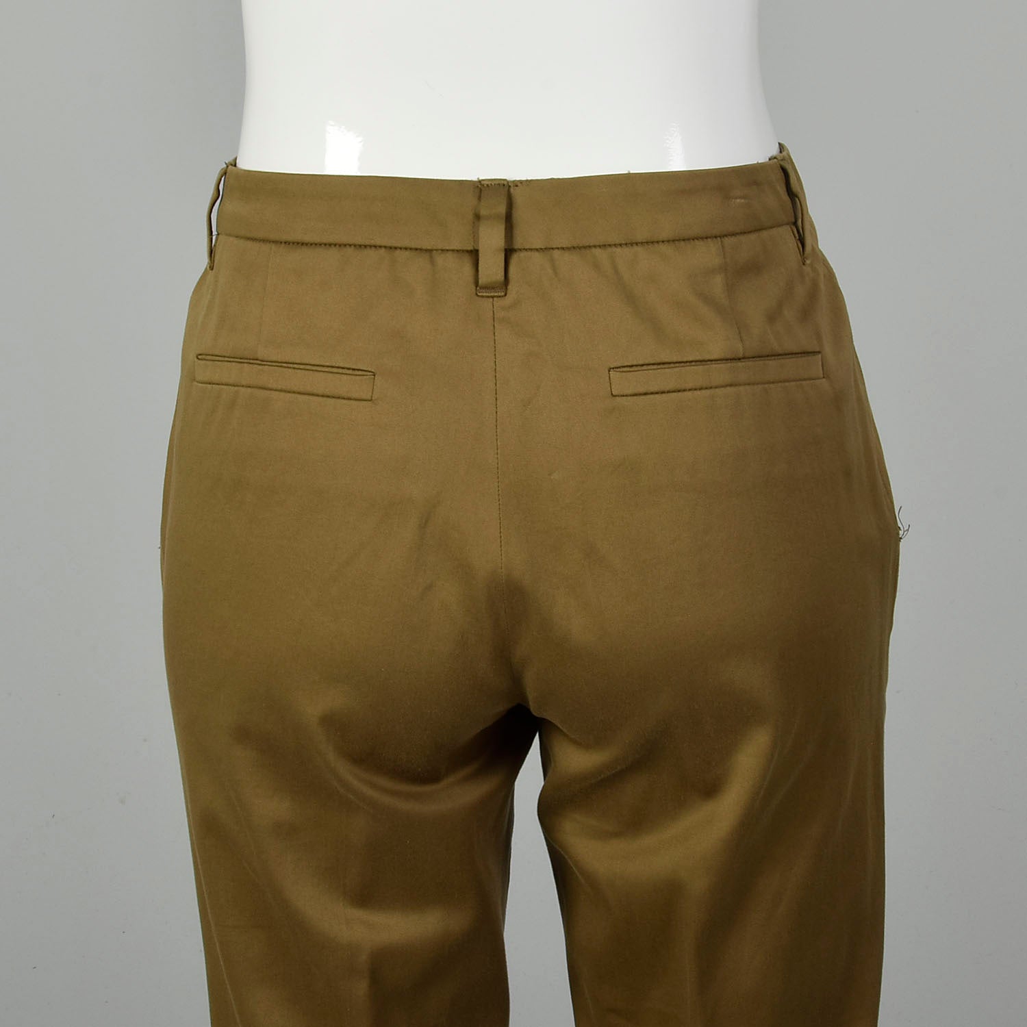 Medium Gucci Capri Pants Tapered Leg Mid Rise Designer Bottoms
