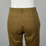 Medium Gucci Capri Pants Tapered Leg Mid Rise Designer Bottoms