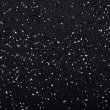 1980s Black Glitter Sack Dress