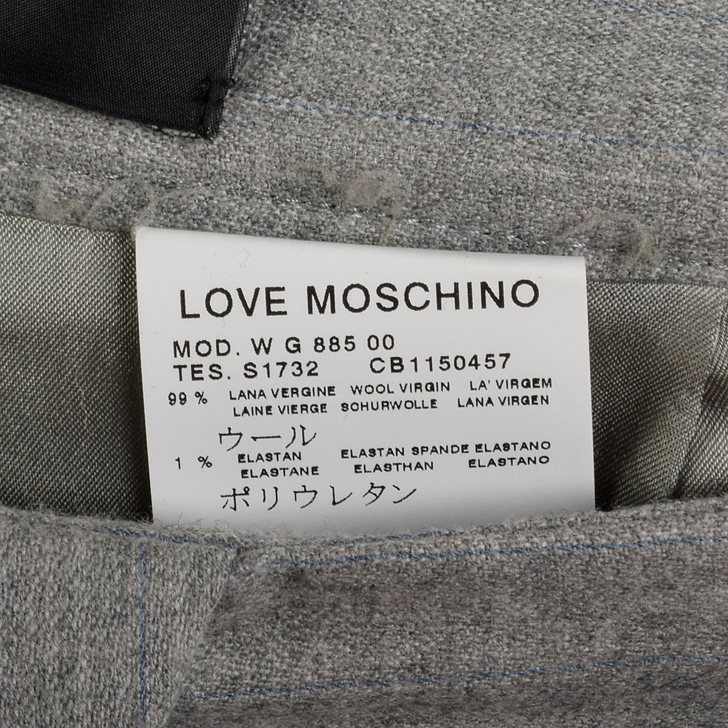 XS Love Moschino Deadstock Pencil Skirt