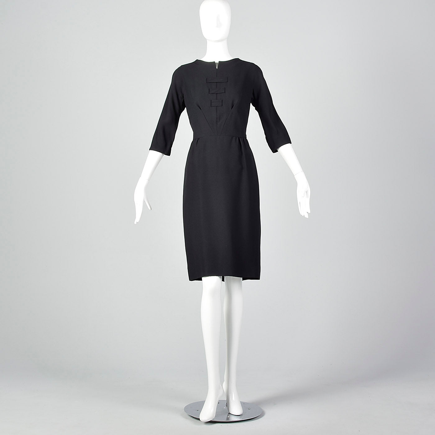 1950s Black Dress