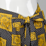 1970s Chessa Davis Polka Dot Palazzo Pants