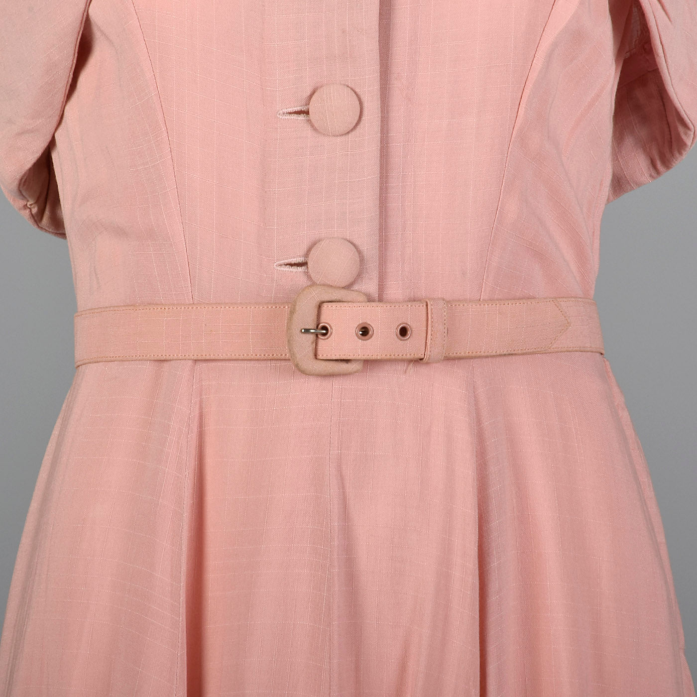 1950s Pink Day Dress with Matching Bolero
