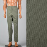 Medium 1960s Deadstock Green Pants
