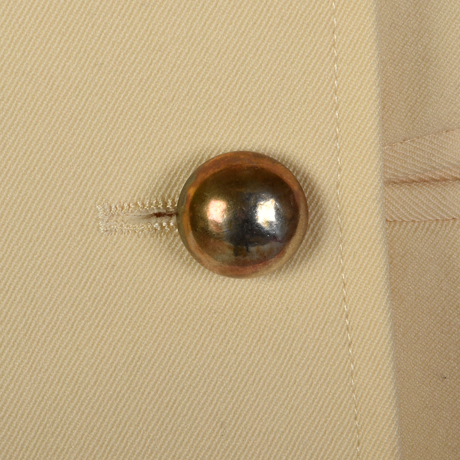 Small Yves Saint Laurent Rive Gauche 1960s Cream Doubled Breasted Jacket