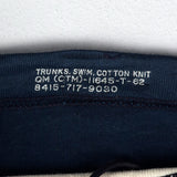 1940s Deadstock Navy Swim Trunks
