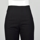 XXS 1960s Black Cigarette Pants
