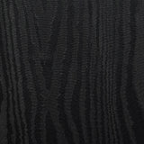 1960s Black Moire Double Breasted Coat
