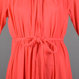 1960s Saks Fifth Avenue Pink Lounge Robe
