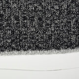 1970s Metallic Silver and Black Lurex Sweater