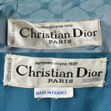 F/W 1973 Christian Dior Haute Couture Three Piece Silk Suit