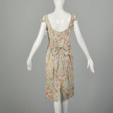 Small 1960s Shayne of Miami Floral Lurex Cocktail Dress