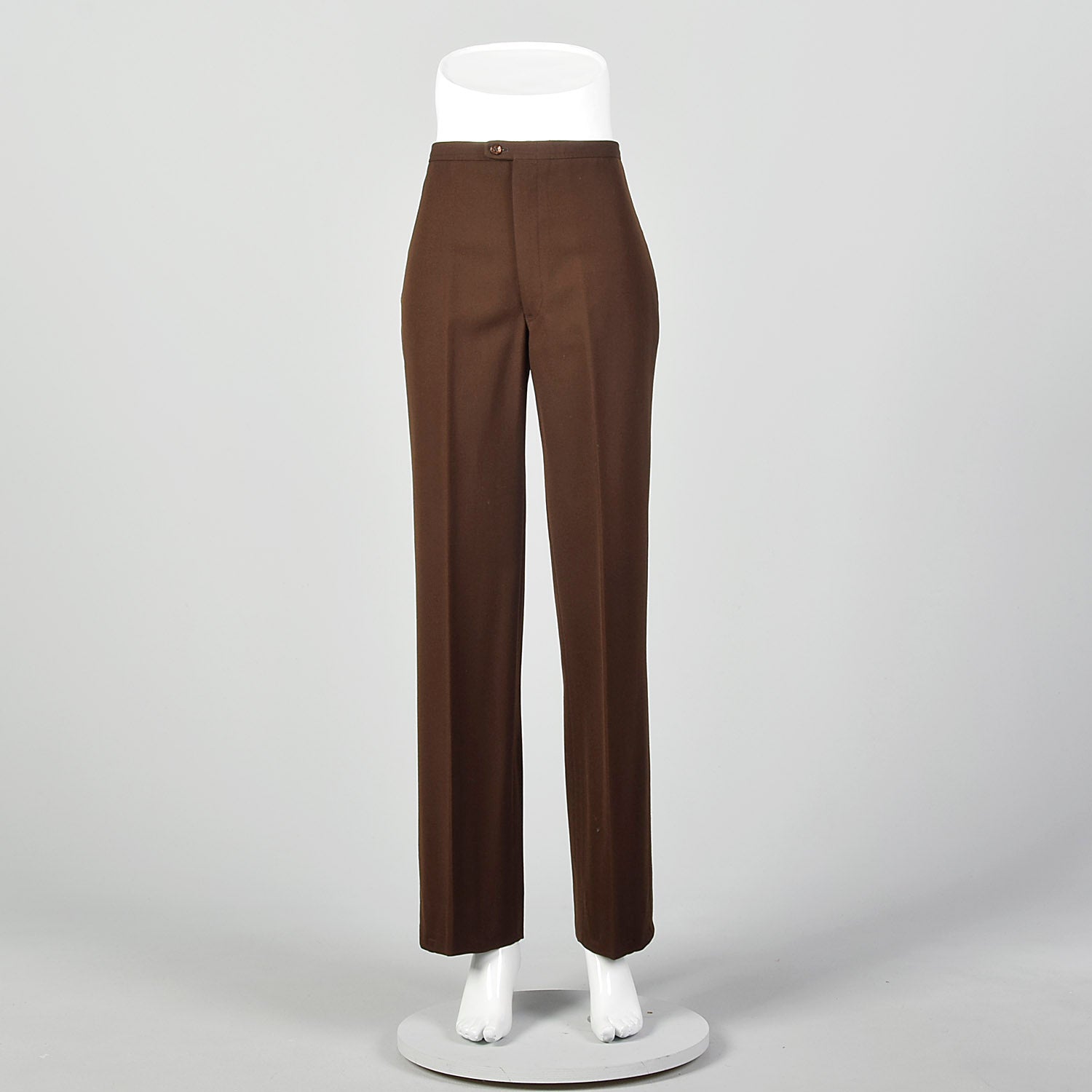 Small 1970s Brown Wide Leg Pants