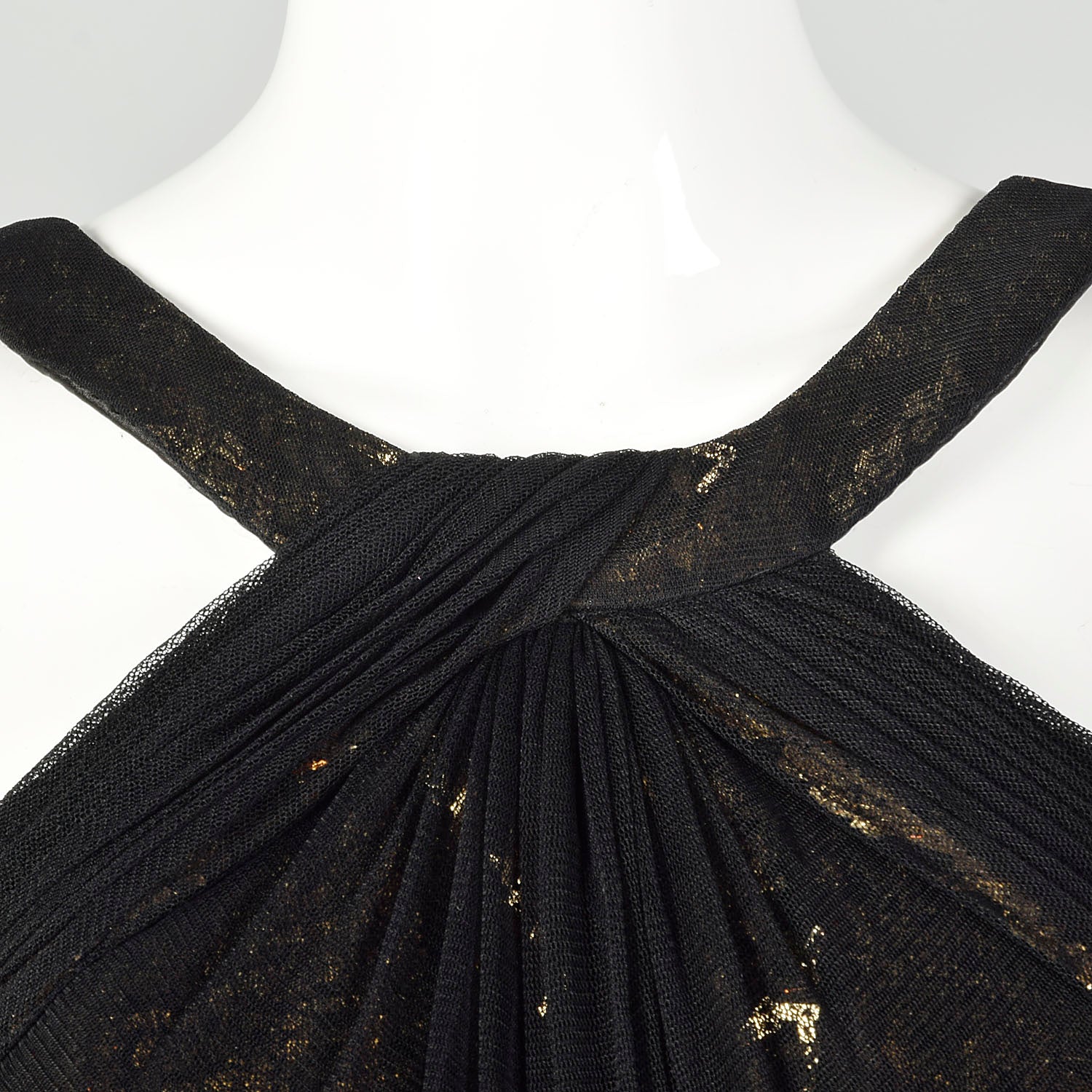 Medium Theia Black Party Dress Sheer Mesh Sleeveless Gold Sequin Mini Style & Salvage Medium Theia Black Party Dress Sheer Mesh Sleeveless Gold Sequin Mini Style & Salvage