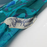 1950s Teal Fit and Flare Dress