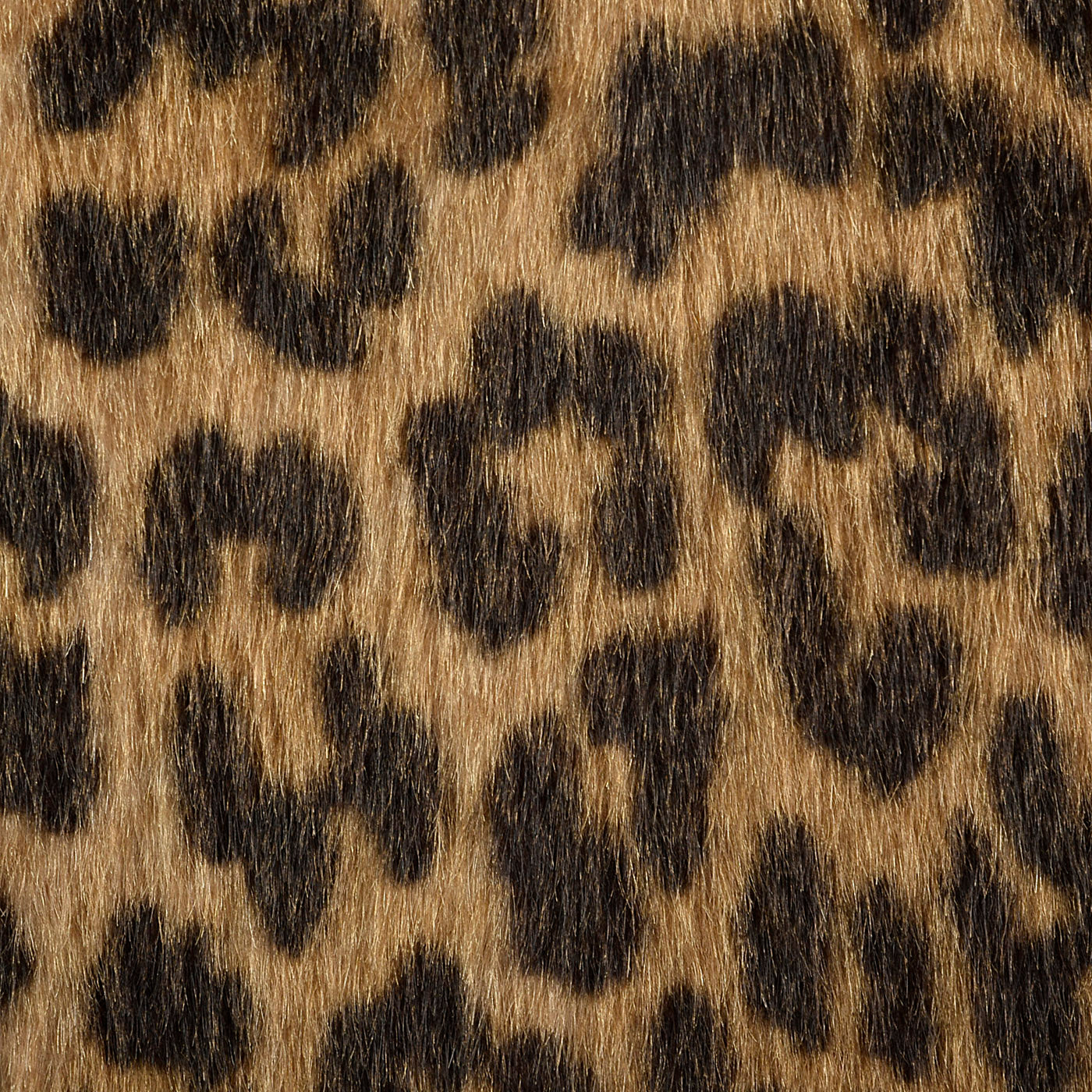 1950s Faux Fur Leopard Print Swing Coat