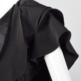 2010s Black Layered Shrug