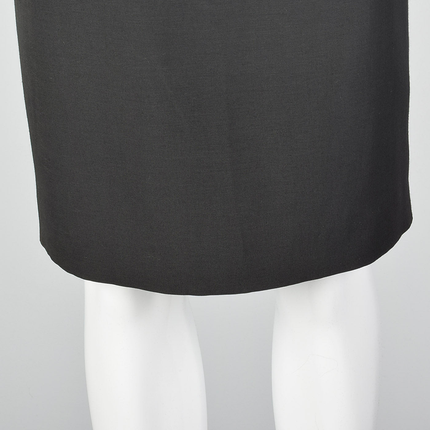 1990s Jil Sander Black Pencil Skirt
