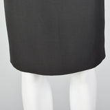1990s Jil Sander Black Pencil Skirt