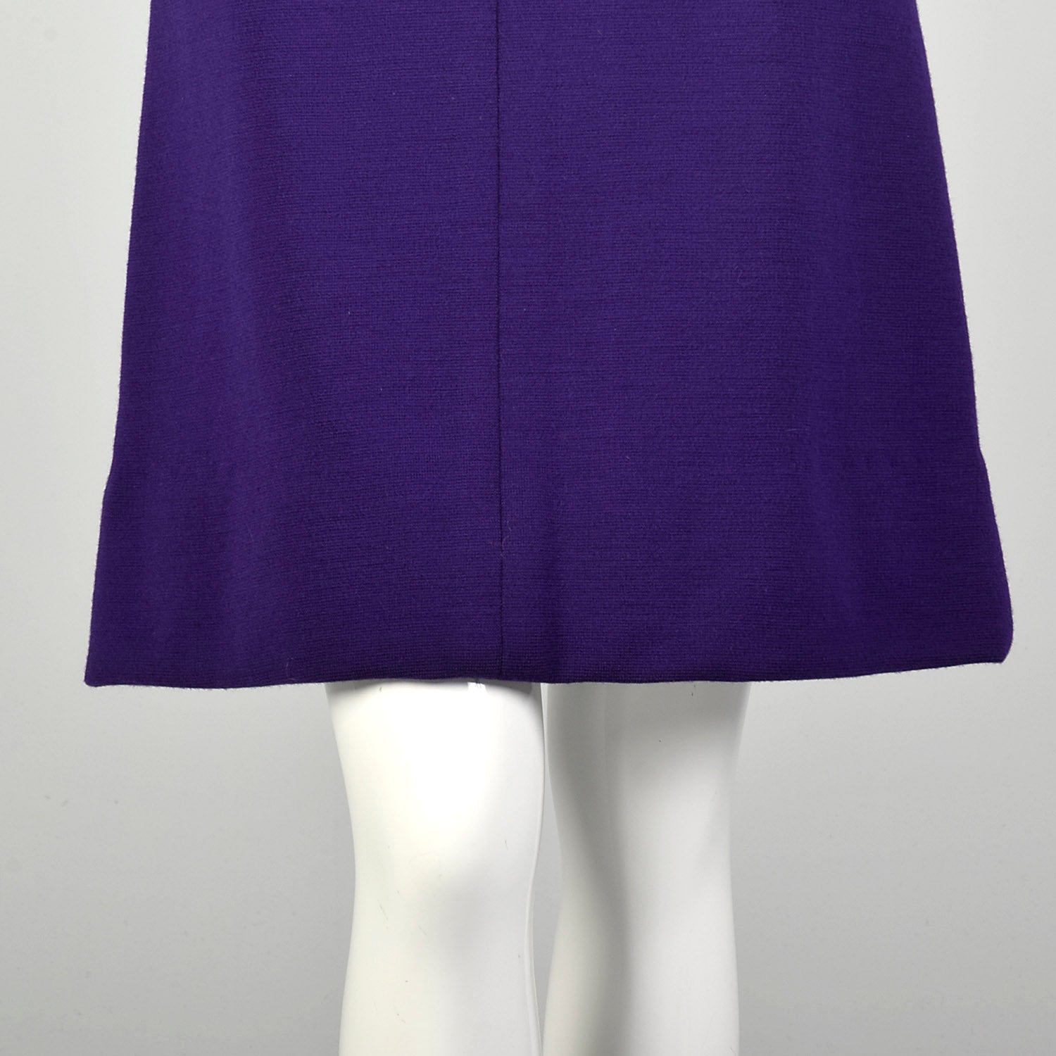 Small 1960s Shift Dress Purple Knit Set Jacket Outfit