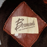 Medium 1970s Men's Burgundy Leather Jacket