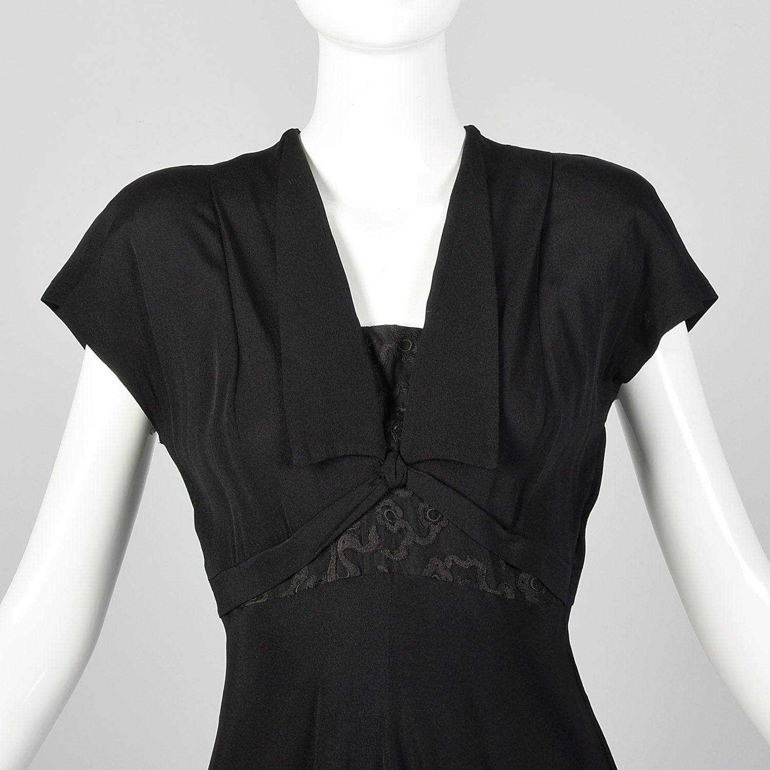 Small 1940s Black Dress
