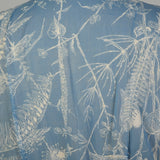 XXL 1950s Day Dress Semi-Sheer Casual Lightweight Volup Novelty Print