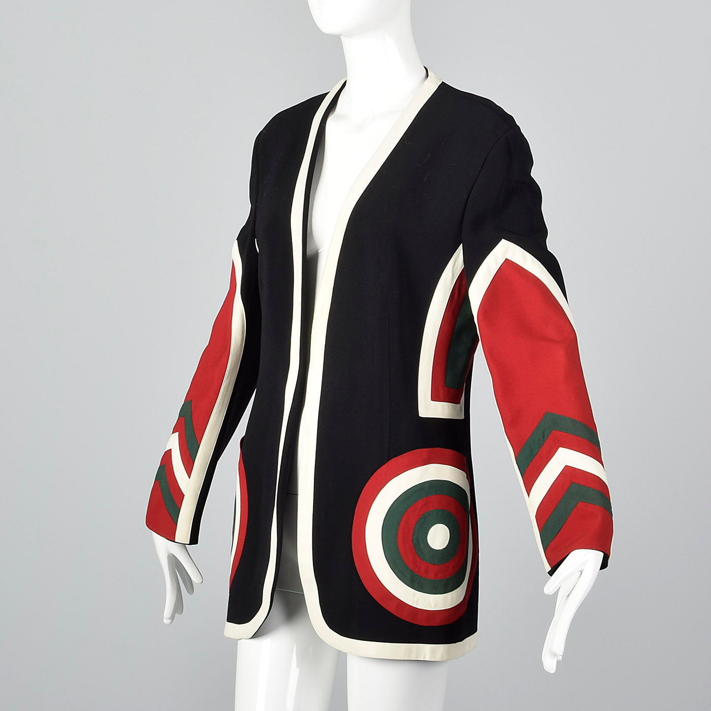 2000s Moschino Couture Mod Target Jacket