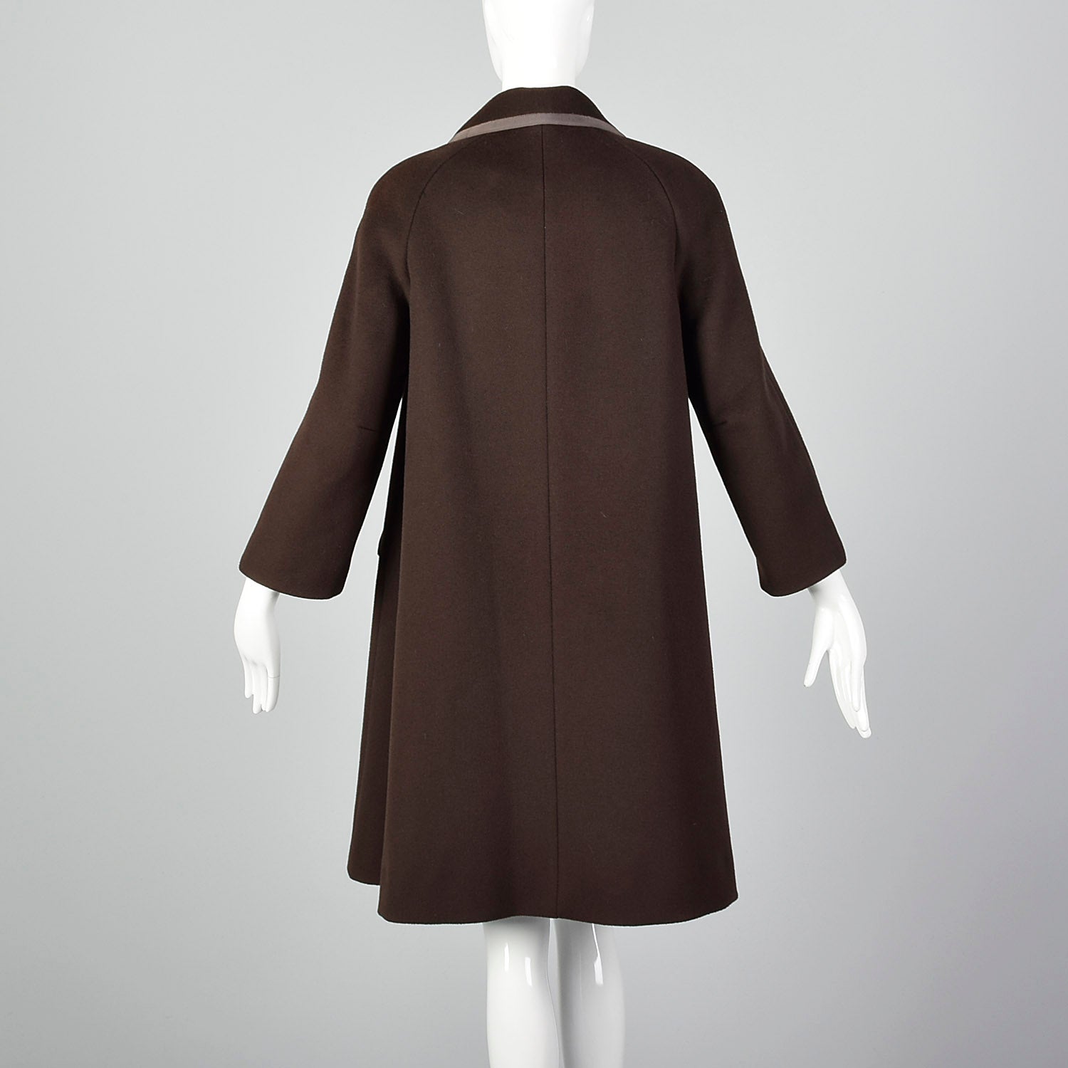 1960s Forstmann Brown Wool Coat