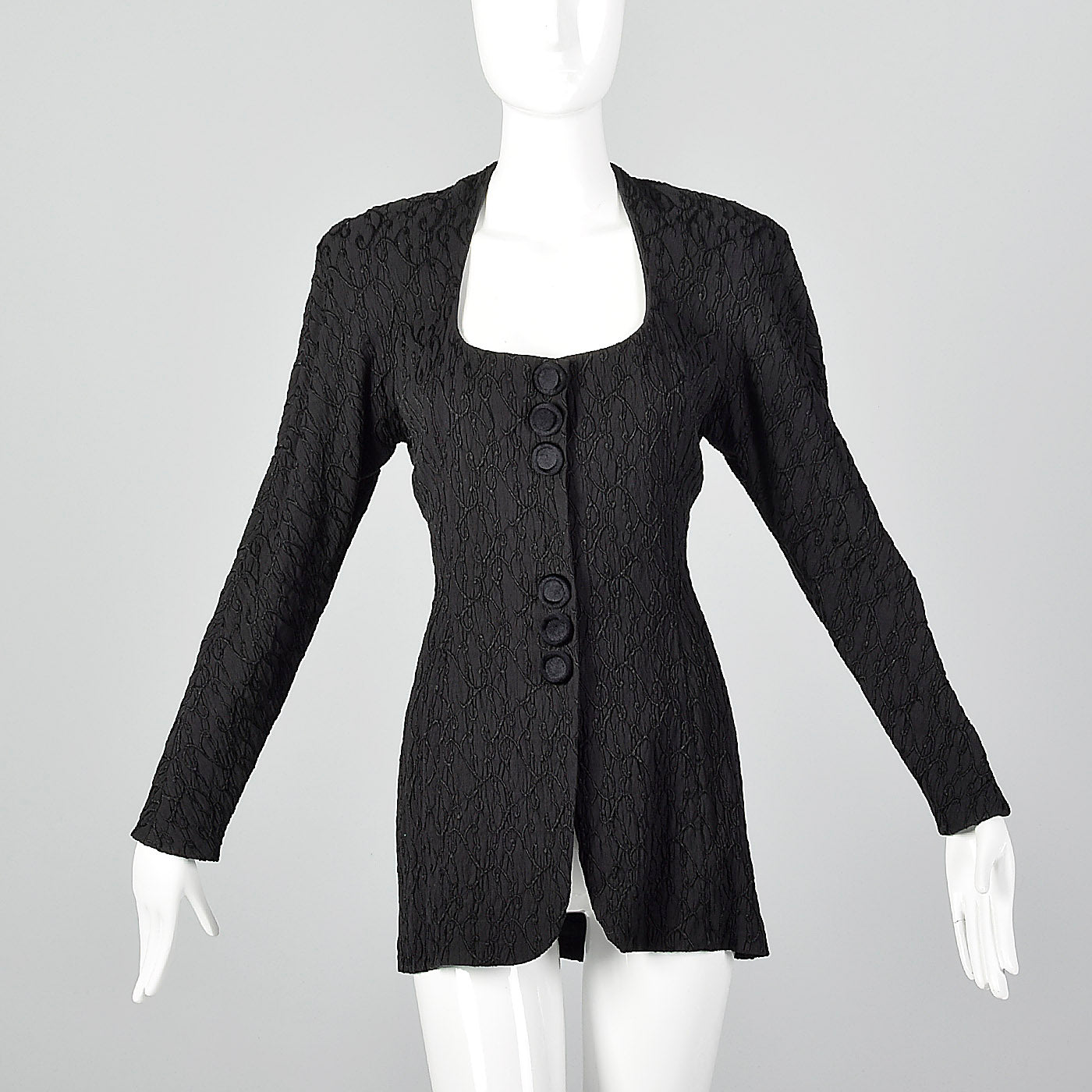 1980s Hollys Harp Black Jacket