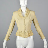 1950s Linen and Lace Jacket