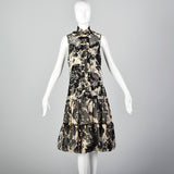 2000s Tracy Reese Silk Floral Print Dress with Slip