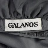 XS Galanos 1980s Skirt and Blouse Set