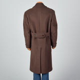 1940s Mens Marshall Field & Co Brown Overcoat
