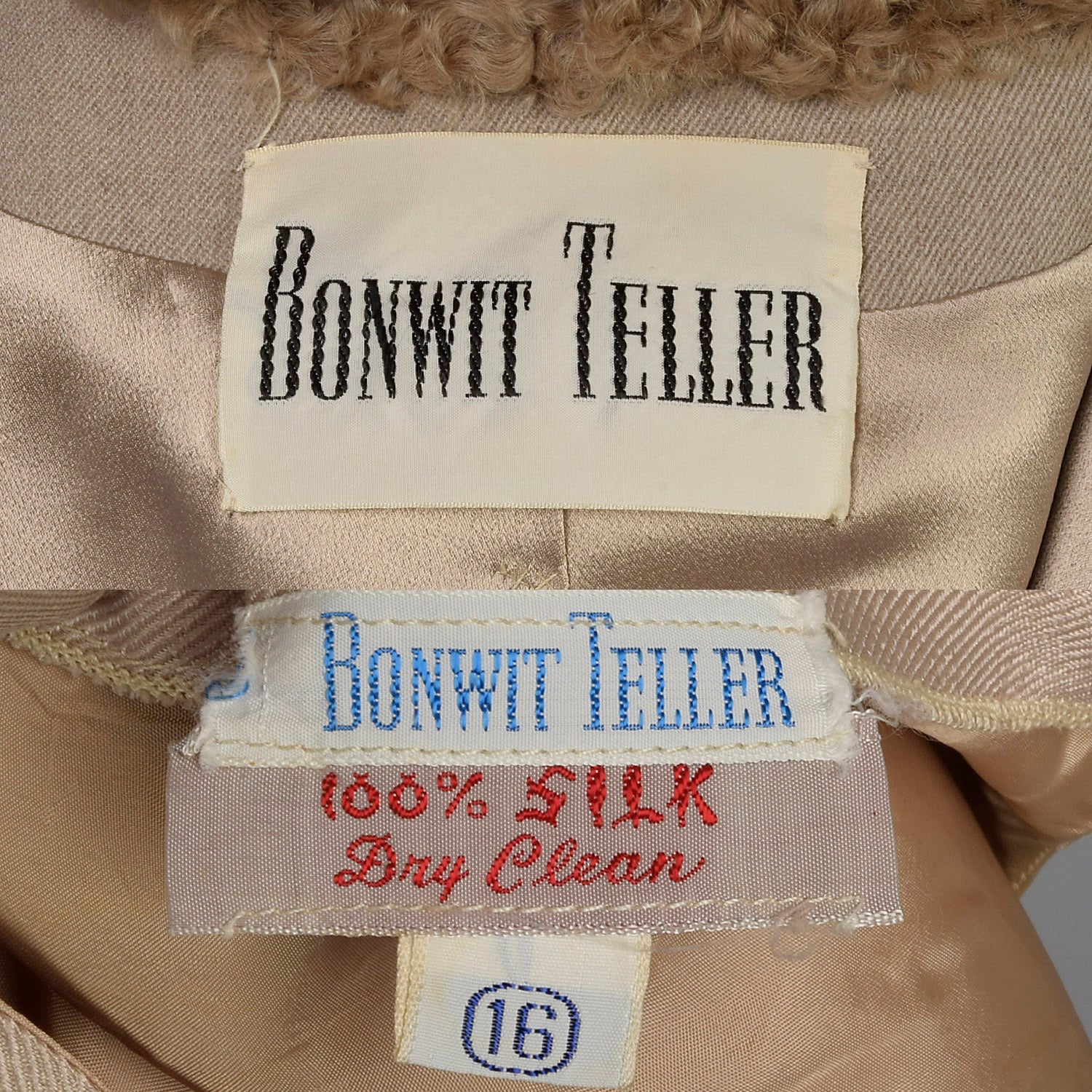 Medium 1960s Tan Three Piece Wool Skirt Suit