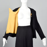 1940s Black Two Piece Set with Sequin Detail