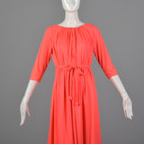 1960s Saks Fifth Avenue Pink Lounge Robe