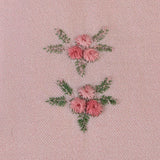 1950s Pink Sleeveless Day Dress with Floral Embroidery