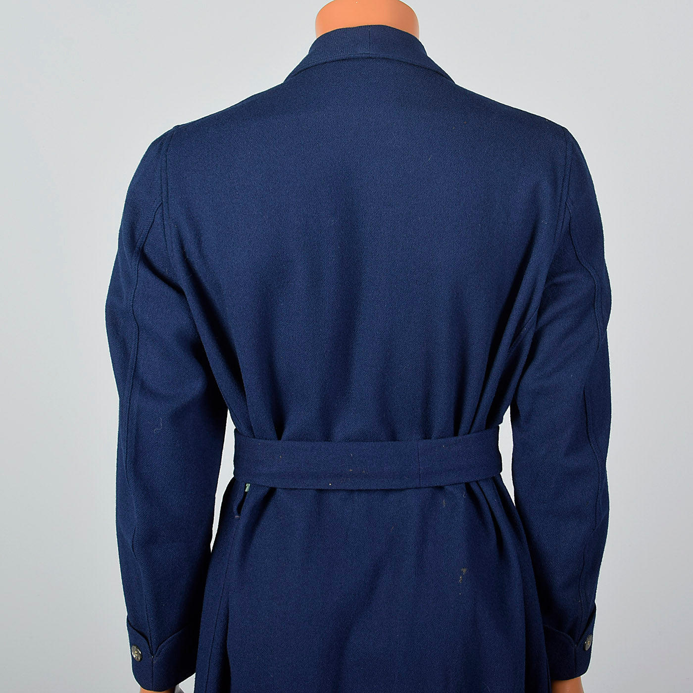 1950s Mens Pendleton Blue Wool Robe