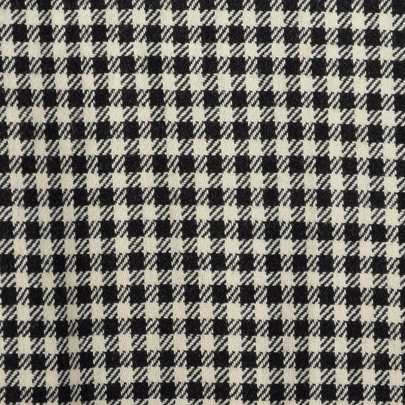 1940s Black and White Check Day Dress