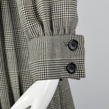1970s Bill Blass 28 Shop Black and White Dress