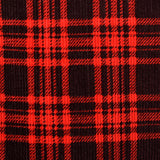 1950s Mens Red & Black Corduroy Robe