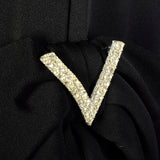 XS Roger Milot for Fred Perlberg 1960s Black Dress
